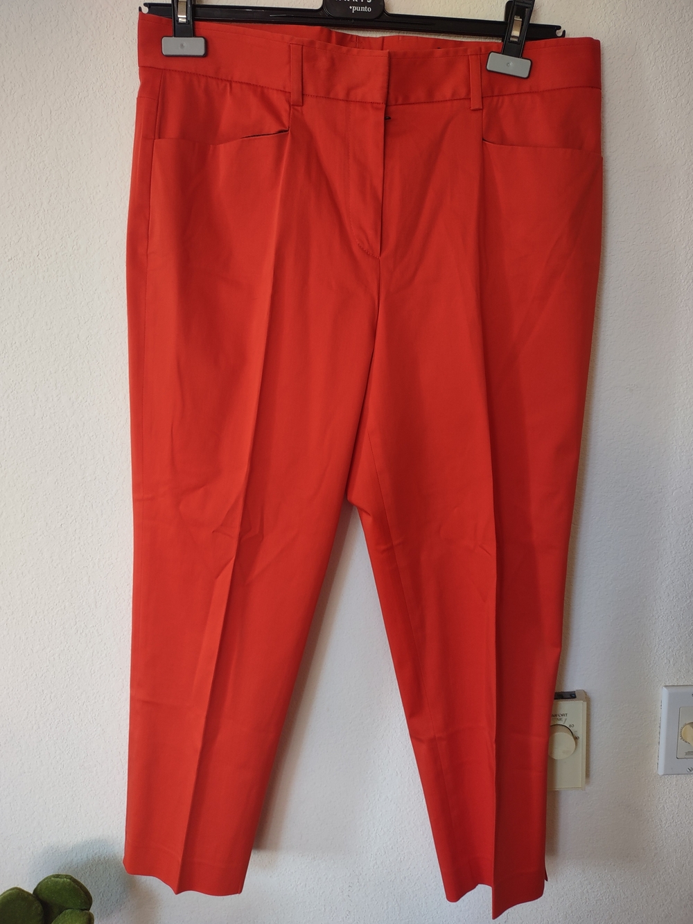 rag & bone Men's Bright Orange Tailored Dress Pants